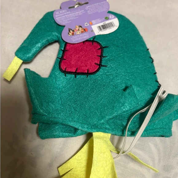 Scarecrow Hat for Dogs - Teal and Yellow - Picture 4 of 5